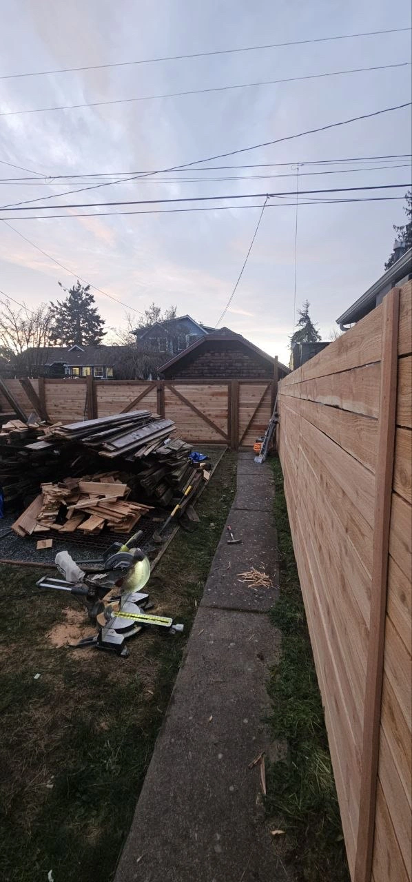 Fencing job site photo 2