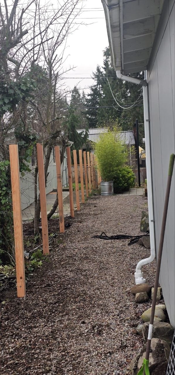 Fencing job site photo 6